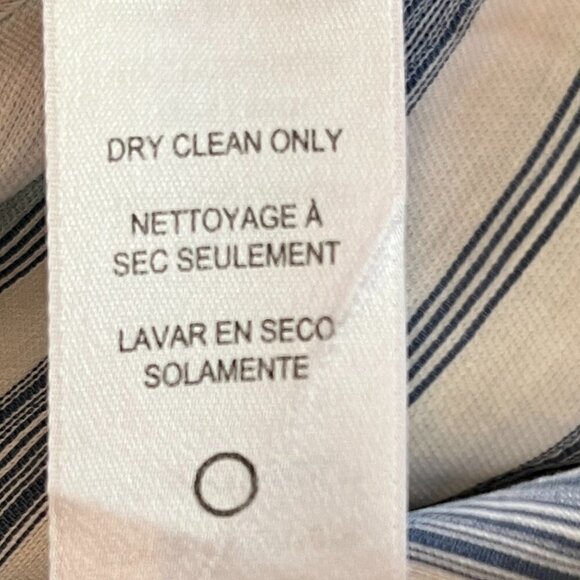 Frame Clean Safari Buttondown blue white striped small women - Picture 14 of 15